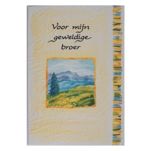 Wenskaart geweldige broer